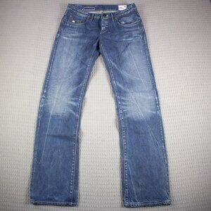 G Star Raw 3301 Regular Tapered Jeans Repaired Selvedge